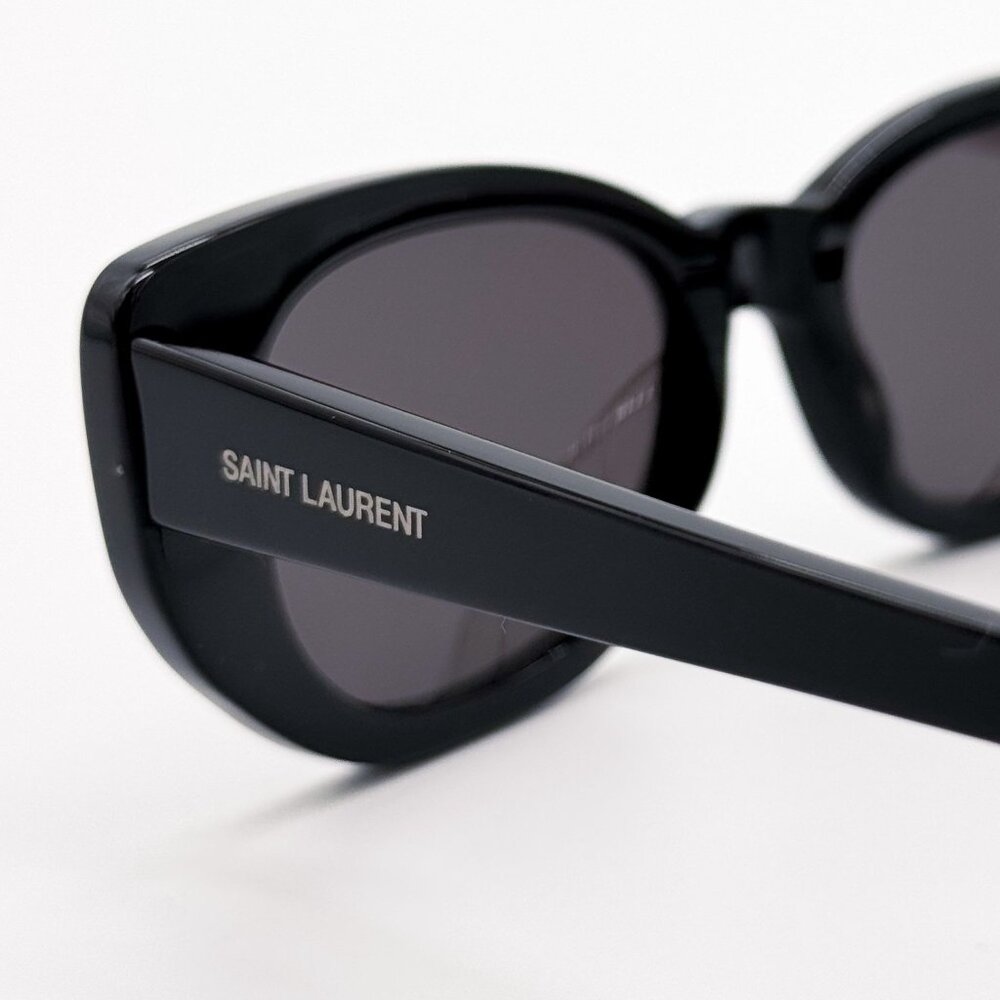 NEW SAINT LAURENT SL316 BETTY 001 SUNGLASSES WOMEN BLACK EYEWEAR - Picture 5 of 9